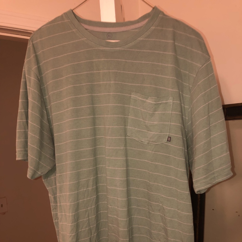 Free Fly striped pocket t shirt